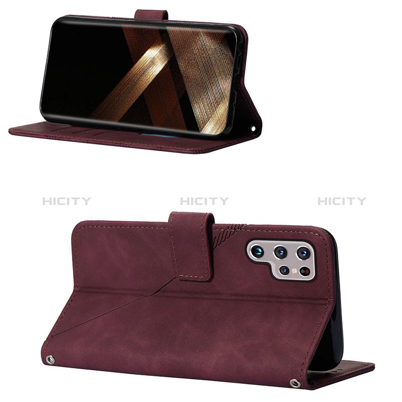 Custodia Portafoglio In Pelle Cover con Supporto Y02B per Samsung Galaxy S24 Ultra 5G