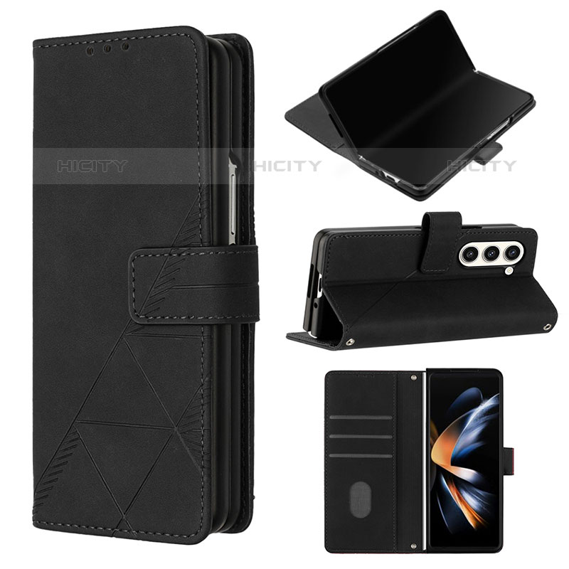 Custodia Portafoglio In Pelle Cover con Supporto Y02B per Samsung Galaxy Z Fold5 5G