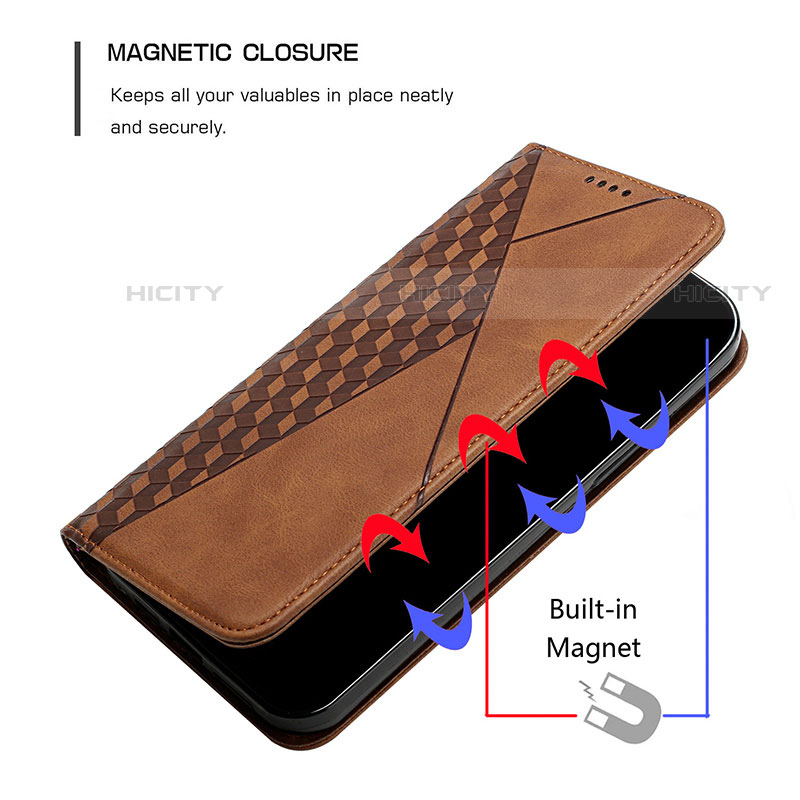 Custodia Portafoglio In Pelle Cover con Supporto Y02X per Motorola Moto G Play (2023)