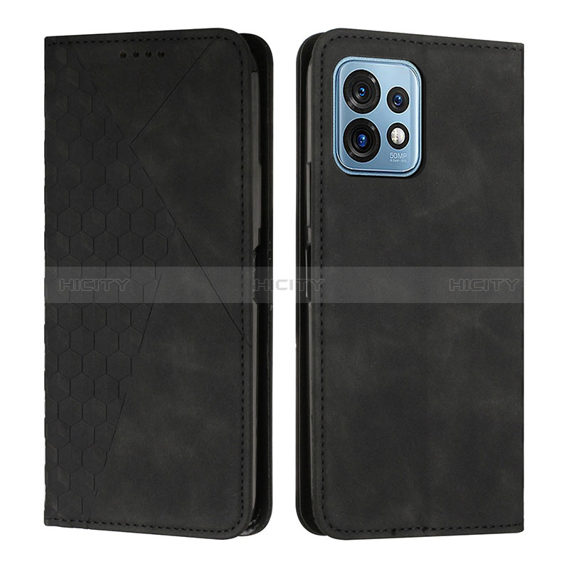 Custodia Portafoglio In Pelle Cover con Supporto Y02X per Motorola Moto X40 5G Nero