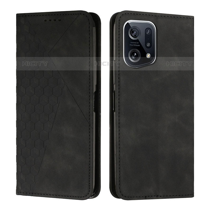 Custodia Portafoglio In Pelle Cover con Supporto Y02X per Oppo Find X5 Pro 5G