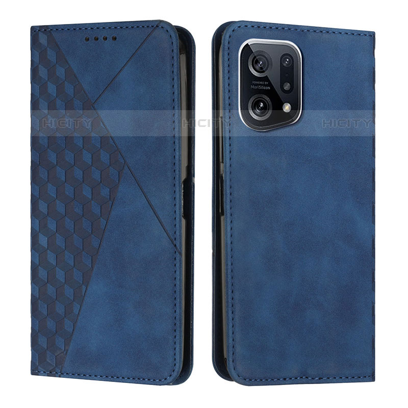 Custodia Portafoglio In Pelle Cover con Supporto Y02X per Oppo Find X5 Pro 5G