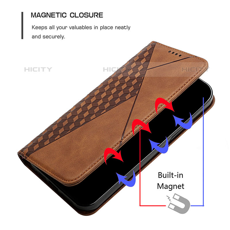 Custodia Portafoglio In Pelle Cover con Supporto Y02X per Oppo Reno5 Z 5G