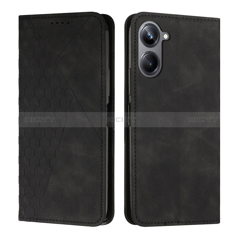 Custodia Portafoglio In Pelle Cover con Supporto Y02X per Realme 10 4G Nero