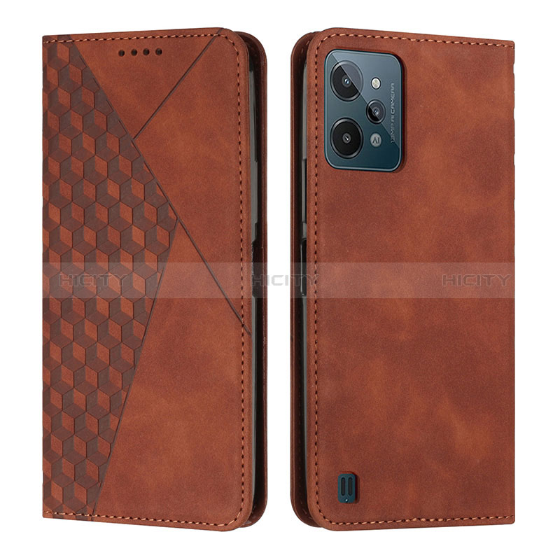 Custodia Portafoglio In Pelle Cover con Supporto Y02X per Realme C31