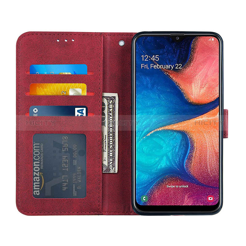 Custodia Portafoglio In Pelle Cover con Supporto Y02X per Samsung Galaxy A20