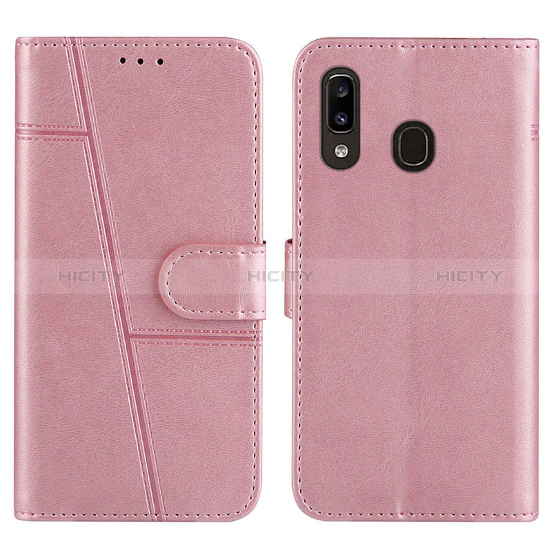 Custodia Portafoglio In Pelle Cover con Supporto Y02X per Samsung Galaxy A30