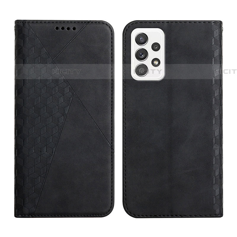 Custodia Portafoglio In Pelle Cover con Supporto Y02X per Samsung Galaxy A52 4G Nero