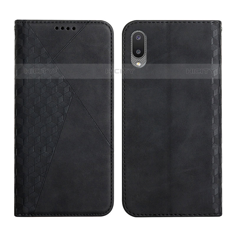 Custodia Portafoglio In Pelle Cover con Supporto Y02X per Samsung Galaxy M02 Nero