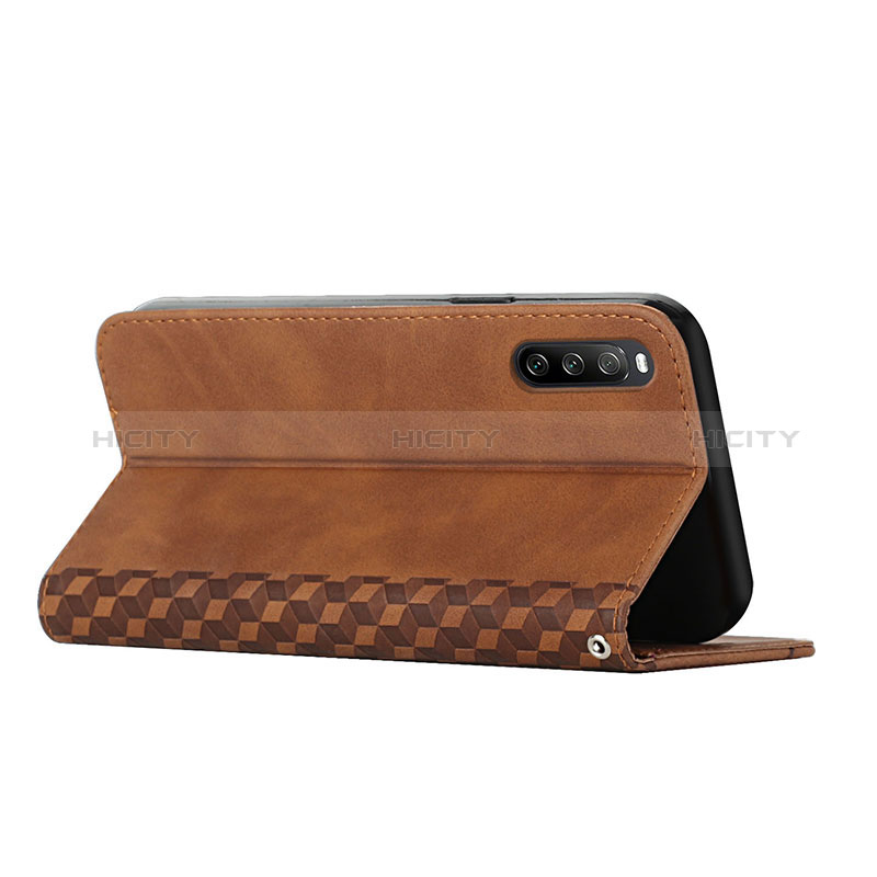 Custodia Portafoglio In Pelle Cover con Supporto Y02X per Sony Xperia 10 III Lite