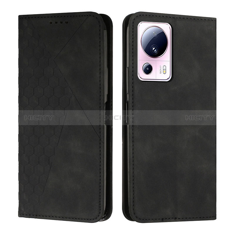 Custodia Portafoglio In Pelle Cover con Supporto Y02X per Xiaomi Mi 13 Lite 5G Nero