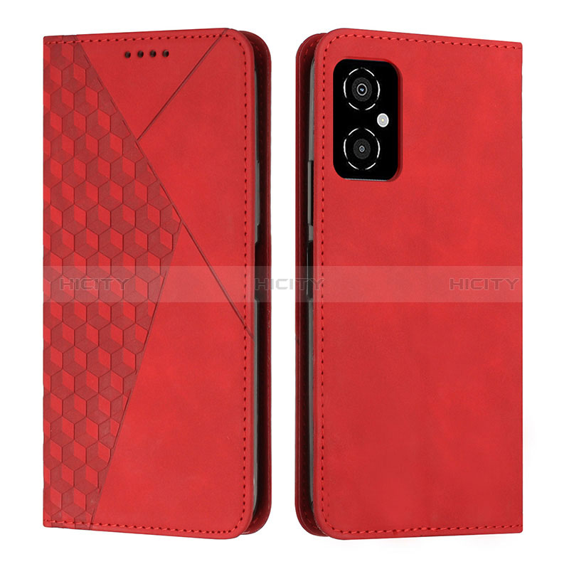 Custodia Portafoglio In Pelle Cover con Supporto Y02X per Xiaomi Poco M4 5G Rosso
