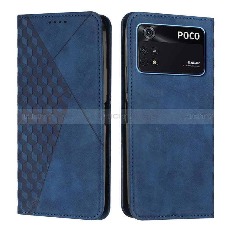 Custodia Portafoglio In Pelle Cover con Supporto Y02X per Xiaomi Poco M4 Pro 4G