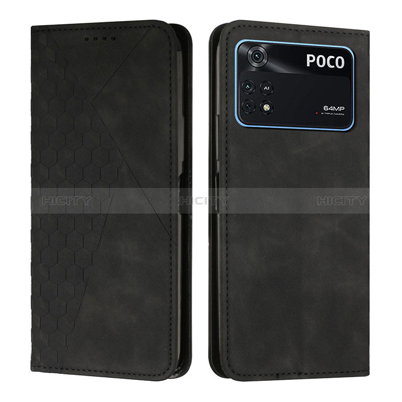 Custodia Portafoglio In Pelle Cover con Supporto Y02X per Xiaomi Poco M4 Pro 4G