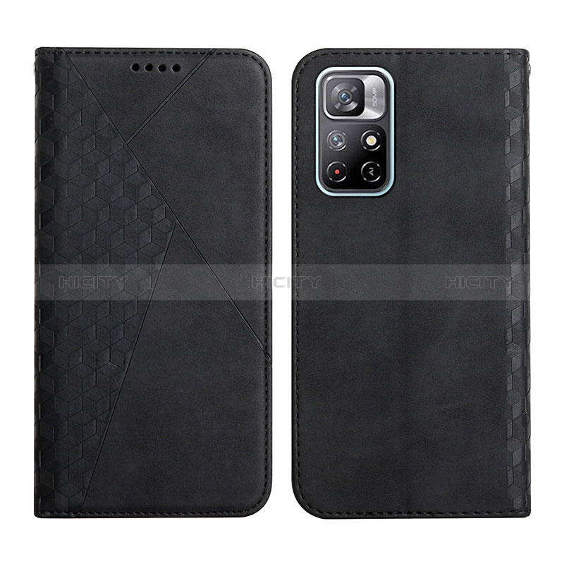 Custodia Portafoglio In Pelle Cover con Supporto Y02X per Xiaomi Redmi Note 11T 5G Nero