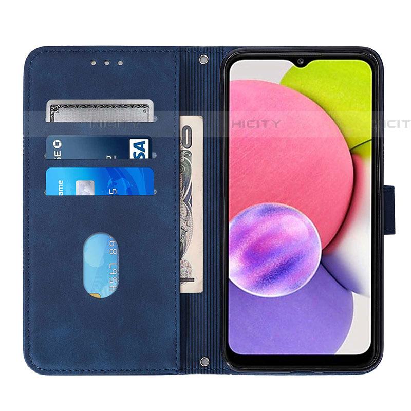 Custodia Portafoglio In Pelle Cover con Supporto Y03B per Samsung Galaxy A03s