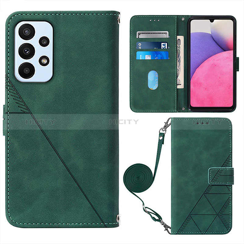 Custodia Portafoglio In Pelle Cover con Supporto Y03B per Samsung Galaxy A23 5G