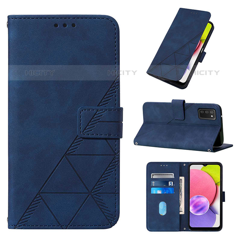 Custodia Portafoglio In Pelle Cover con Supporto Y03B per Samsung Galaxy M02s