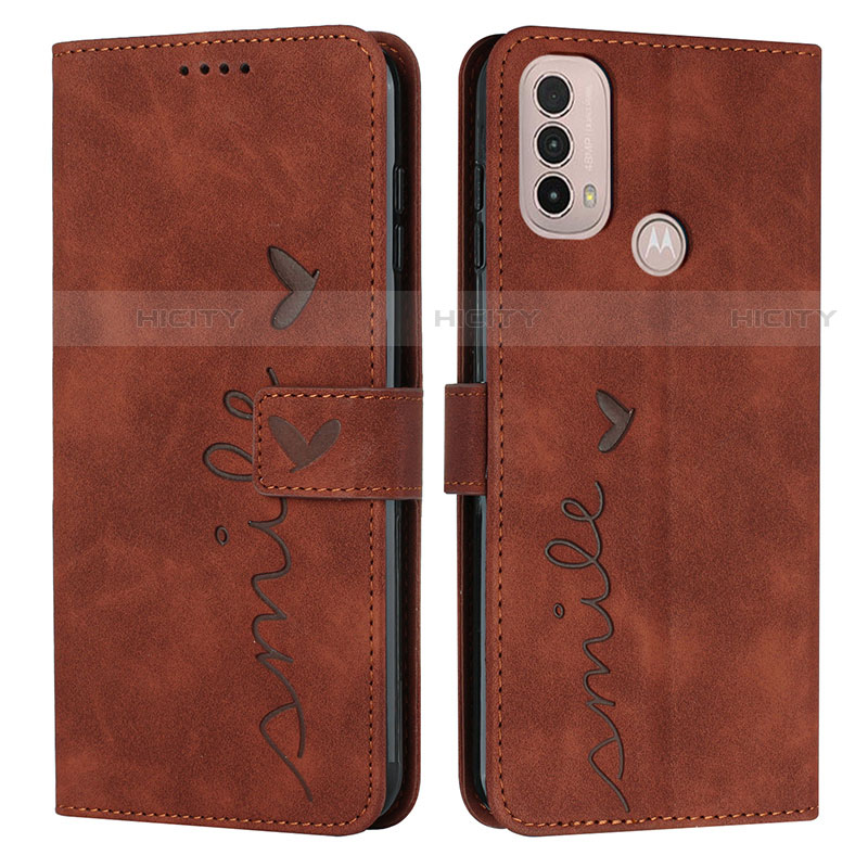 Custodia Portafoglio In Pelle Cover con Supporto Y03X per Motorola Moto E40