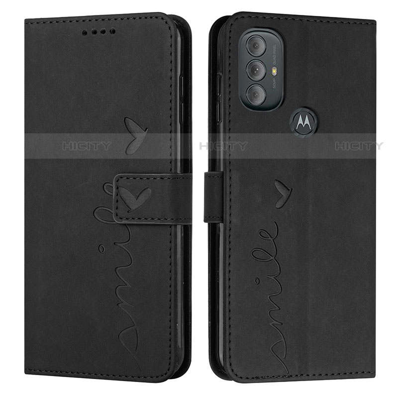 Custodia Portafoglio In Pelle Cover con Supporto Y03X per Motorola Moto G Play (2023) Nero