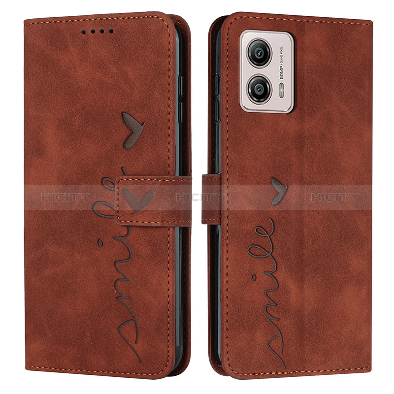 Custodia Portafoglio In Pelle Cover con Supporto Y03X per Motorola Moto G53j 5G