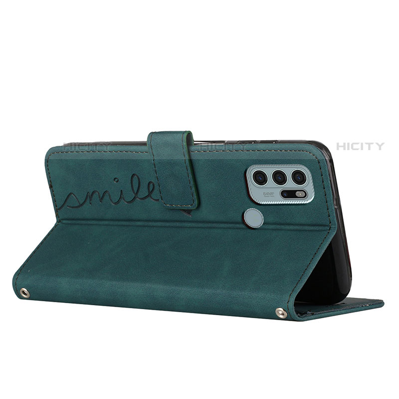 Custodia Portafoglio In Pelle Cover con Supporto Y03X per Motorola Moto G60s