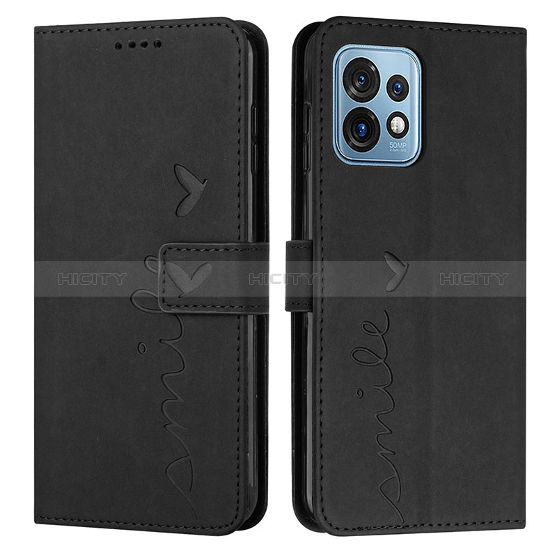 Custodia Portafoglio In Pelle Cover con Supporto Y03X per Motorola Moto X40 5G Nero