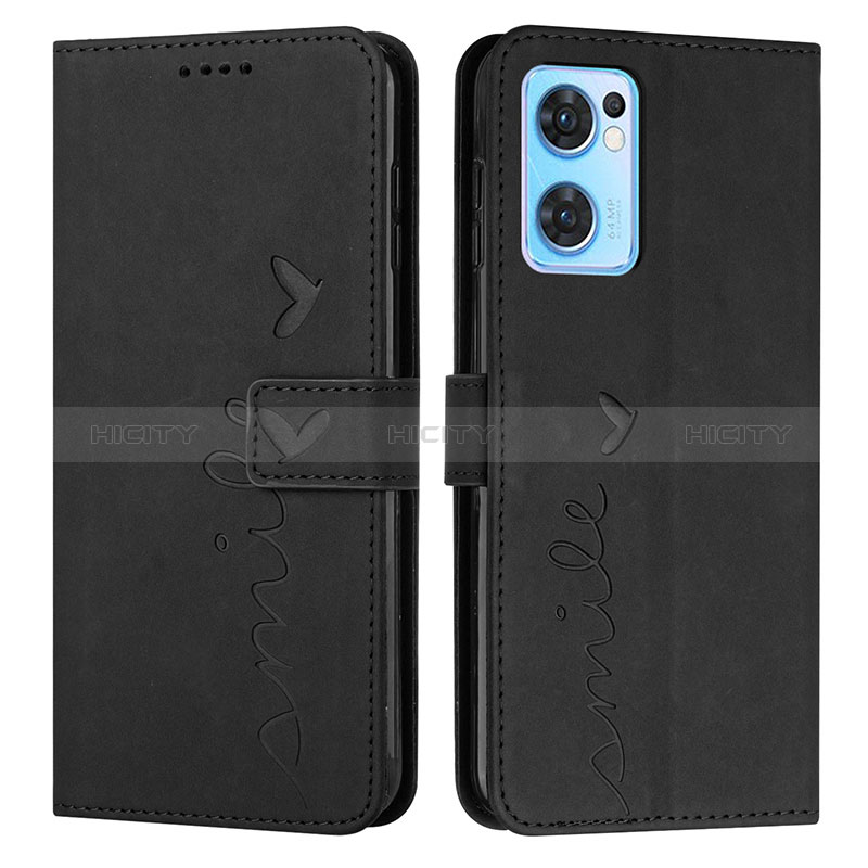 Custodia Portafoglio In Pelle Cover con Supporto Y03X per OnePlus Nord CE 2 5G Nero