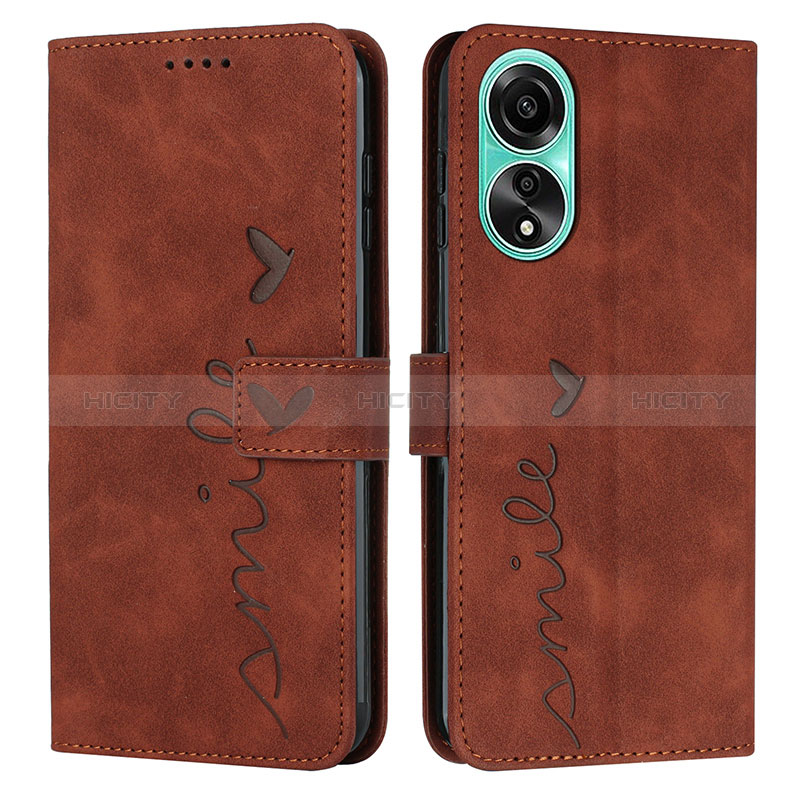 Custodia Portafoglio In Pelle Cover con Supporto Y03X per Oppo A18