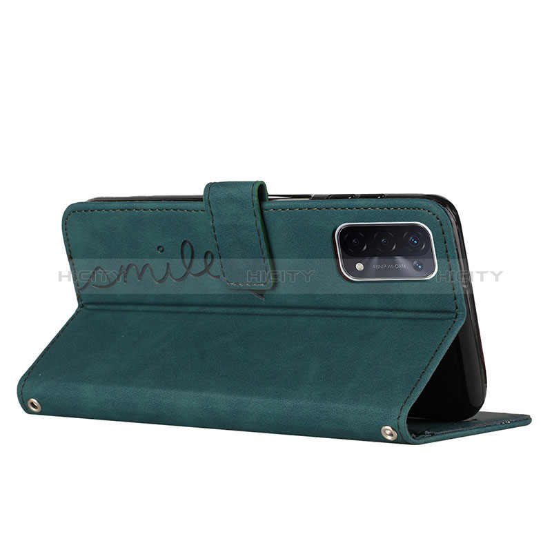 Custodia Portafoglio In Pelle Cover con Supporto Y03X per Oppo A74 5G