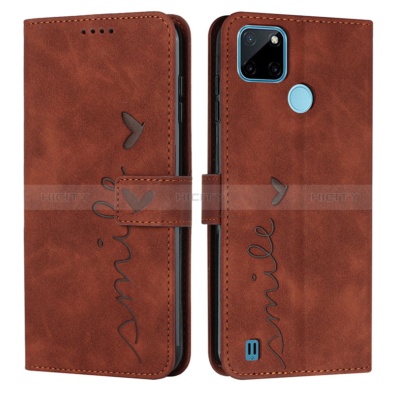 Custodia Portafoglio In Pelle Cover con Supporto Y03X per Realme C21Y