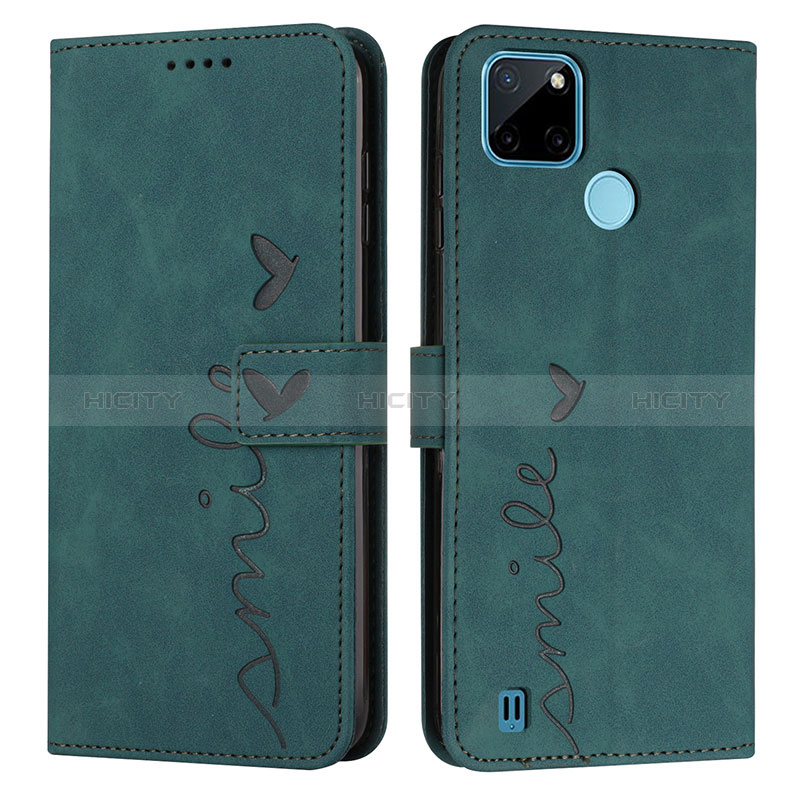 Custodia Portafoglio In Pelle Cover con Supporto Y03X per Realme C25Y India