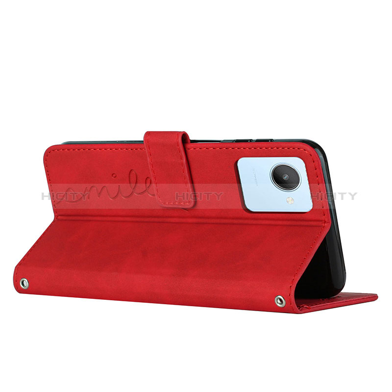 Custodia Portafoglio In Pelle Cover con Supporto Y03X per Realme C30