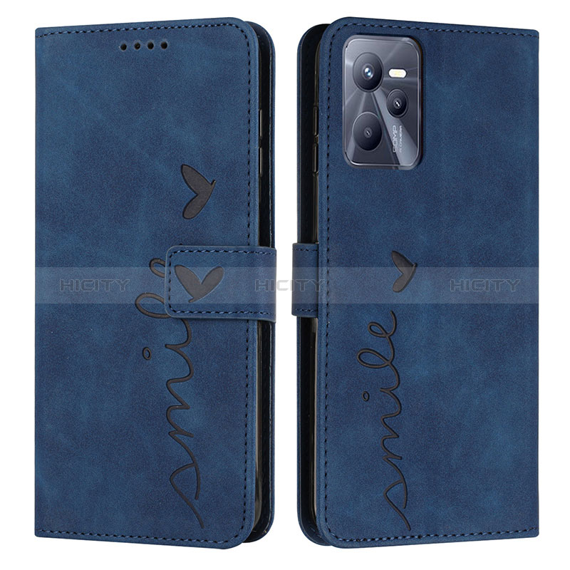 Custodia Portafoglio In Pelle Cover con Supporto Y03X per Realme C35