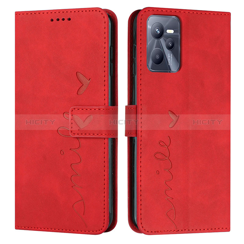 Custodia Portafoglio In Pelle Cover con Supporto Y03X per Realme C35