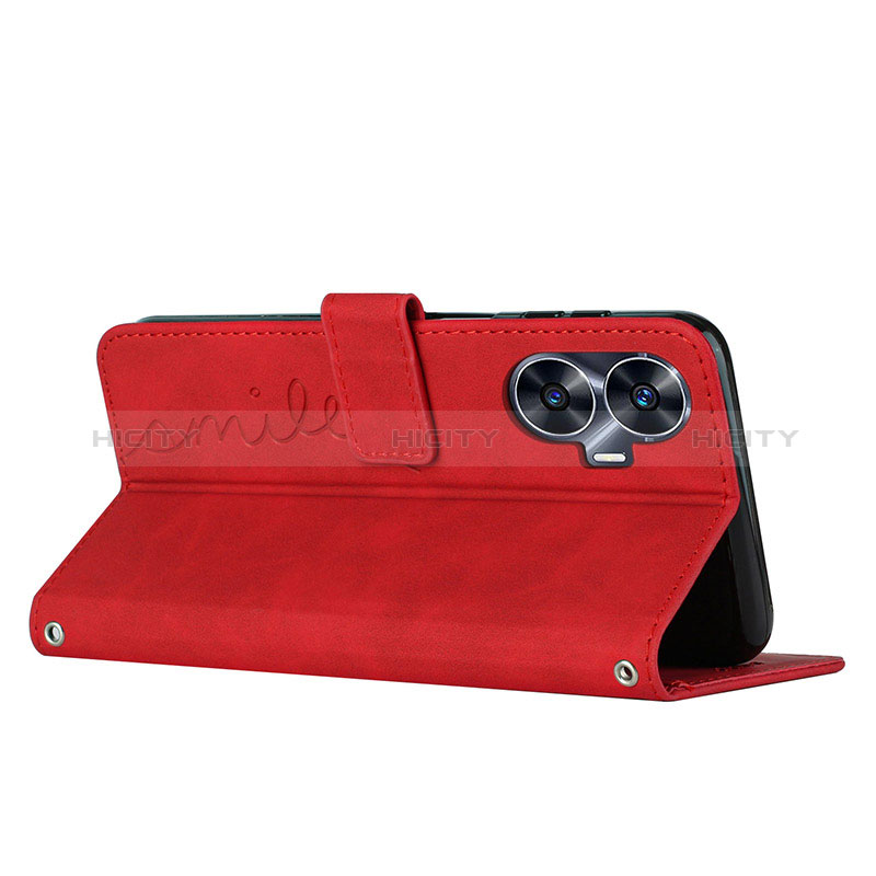 Custodia Portafoglio In Pelle Cover con Supporto Y03X per Realme C55