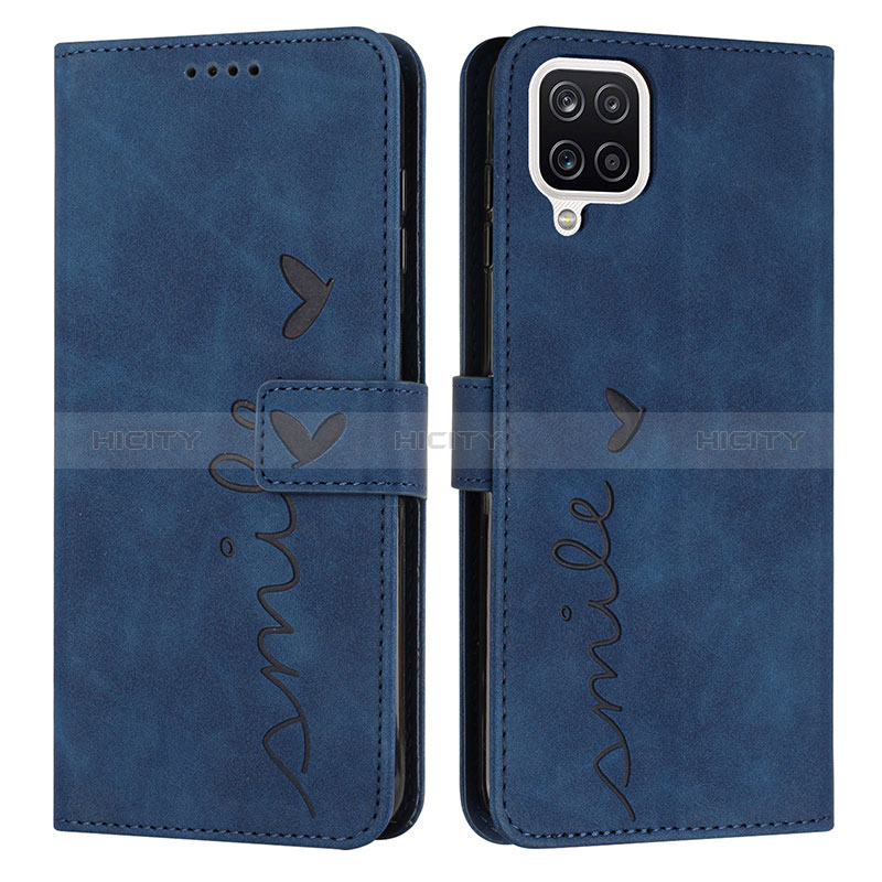 Custodia Portafoglio In Pelle Cover con Supporto Y03X per Samsung Galaxy A12