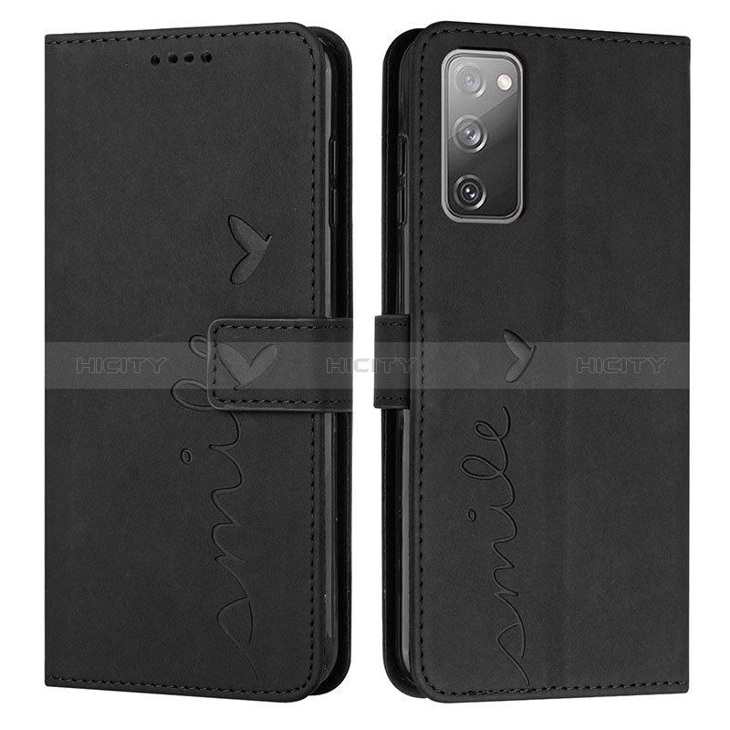 Custodia Portafoglio In Pelle Cover con Supporto Y03X per Samsung Galaxy S20 FE 5G Nero