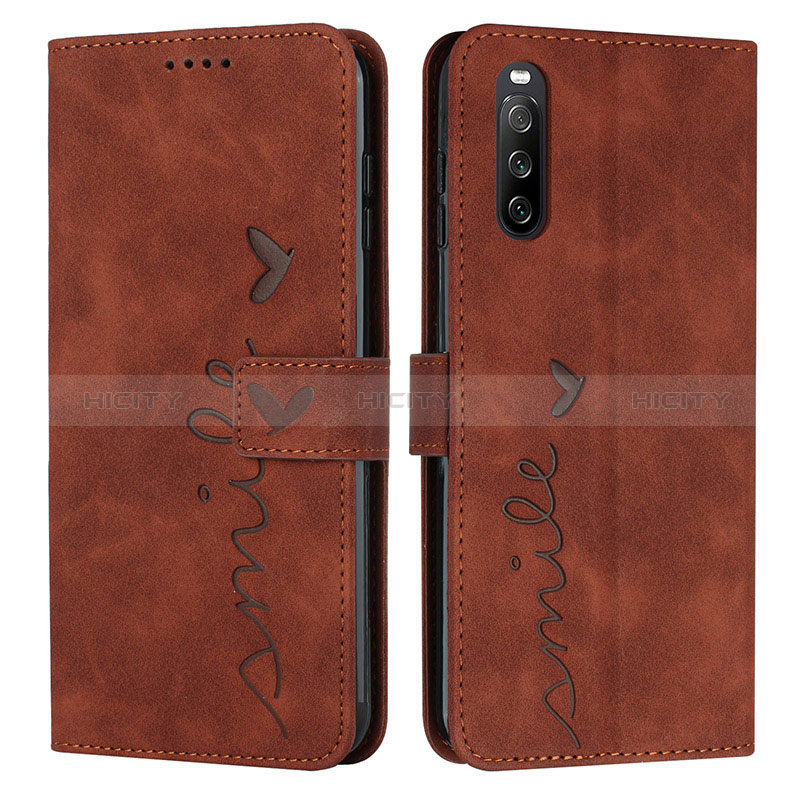 Custodia Portafoglio In Pelle Cover con Supporto Y03X per Sony Xperia 10 IV SO-52C