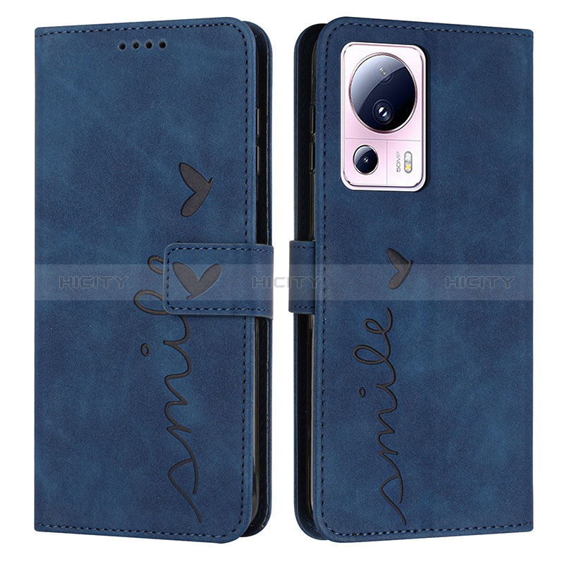 Custodia Portafoglio In Pelle Cover con Supporto Y03X per Xiaomi Mi 12 Lite NE 5G Blu