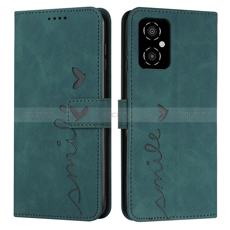 Custodia Portafoglio In Pelle Cover con Supporto Y03X per Xiaomi Poco M4 5G Verde