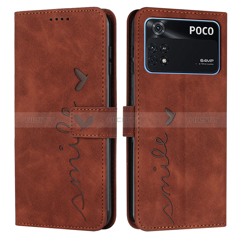 Custodia Portafoglio In Pelle Cover con Supporto Y03X per Xiaomi Poco M4 Pro 4G