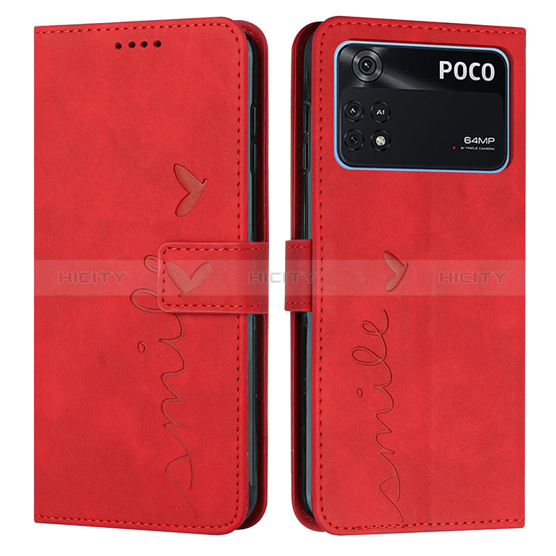 Custodia Portafoglio In Pelle Cover con Supporto Y03X per Xiaomi Poco M4 Pro 4G