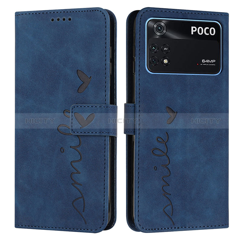 Custodia Portafoglio In Pelle Cover con Supporto Y03X per Xiaomi Poco M4 Pro 4G