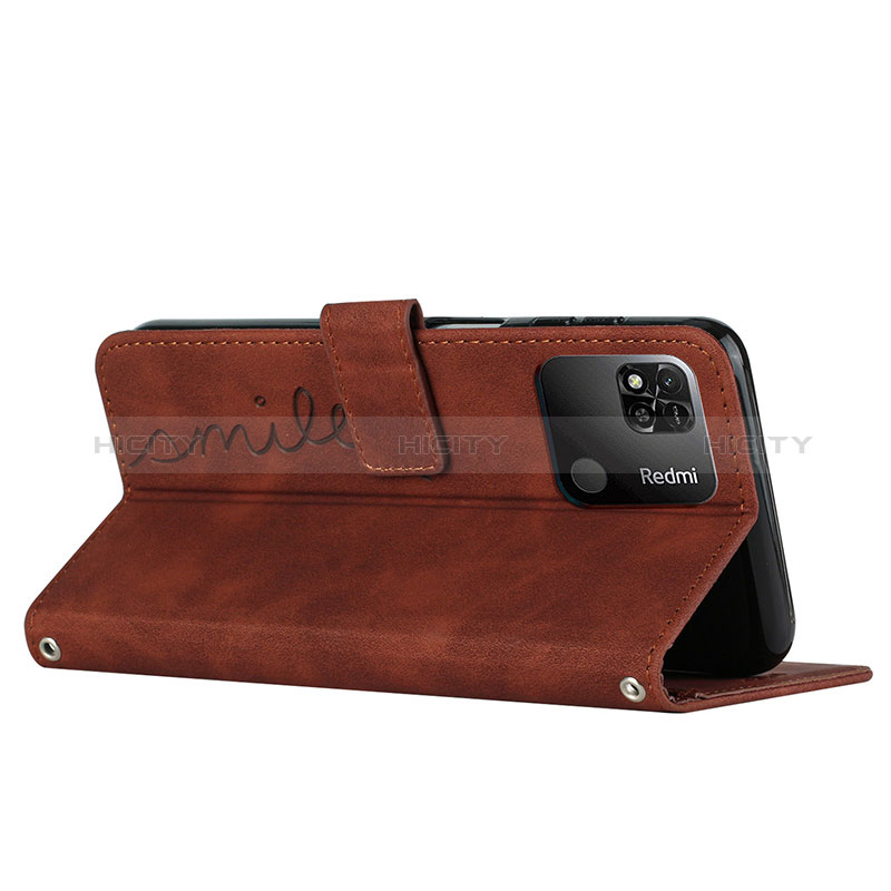 Custodia Portafoglio In Pelle Cover con Supporto Y03X per Xiaomi Redmi 10 India