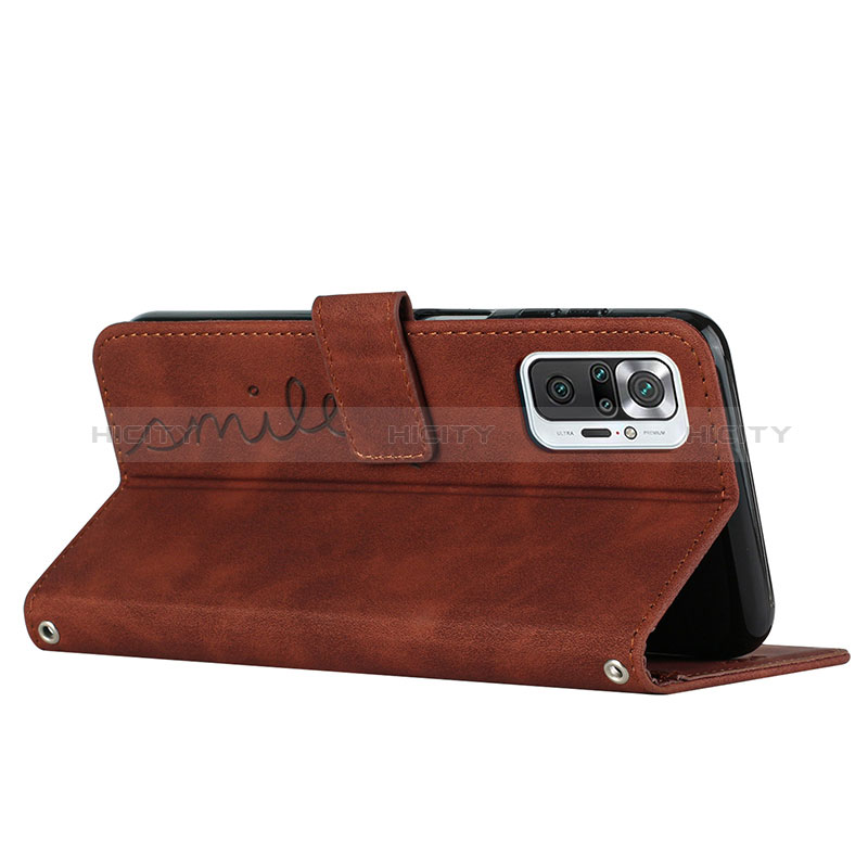 Custodia Portafoglio In Pelle Cover con Supporto Y03X per Xiaomi Redmi Note 10 Pro 4G