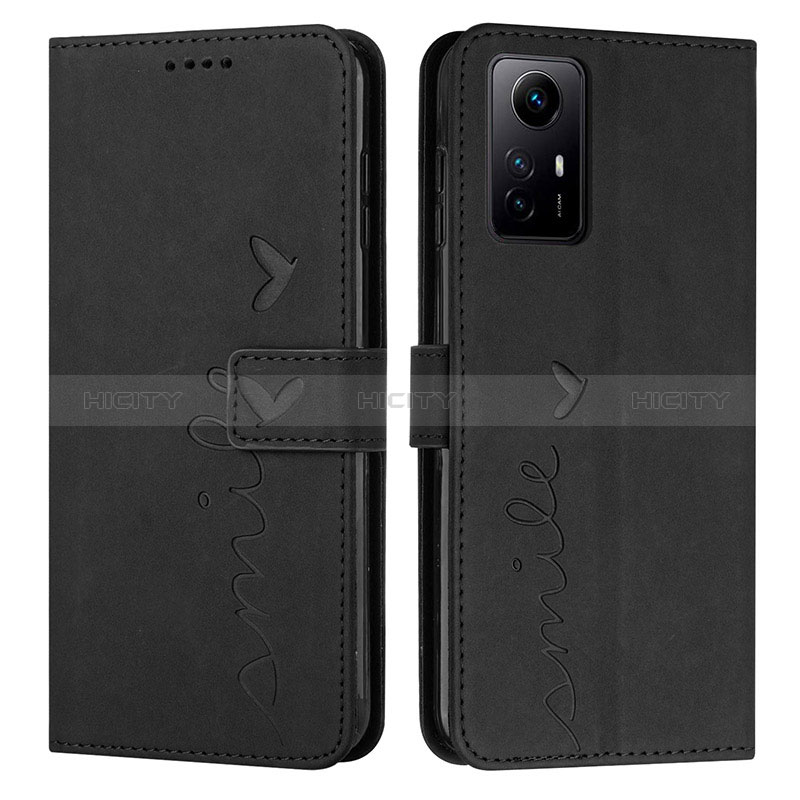 Custodia Portafoglio In Pelle Cover con Supporto Y03X per Xiaomi Redmi Note 12S Nero