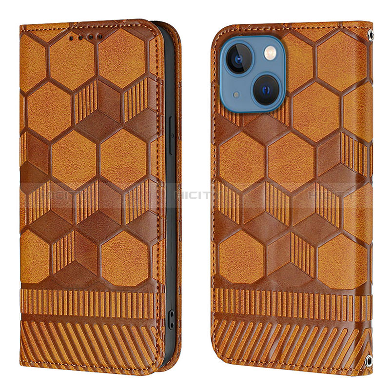 Custodia Portafoglio In Pelle Cover con Supporto Y04B per Apple iPhone 13