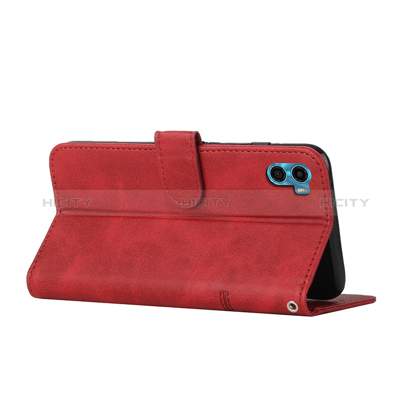 Custodia Portafoglio In Pelle Cover con Supporto Y04X per Motorola Moto E32 India