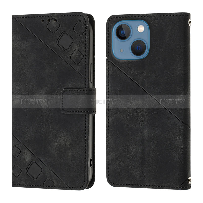 Custodia Portafoglio In Pelle Cover con Supporto Y05B per Apple iPhone 15